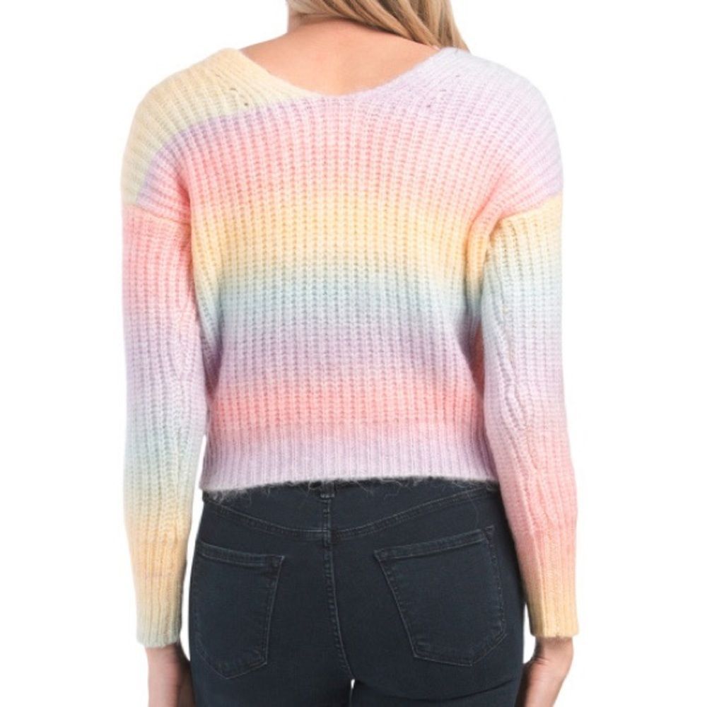 Soft rainbow sweater